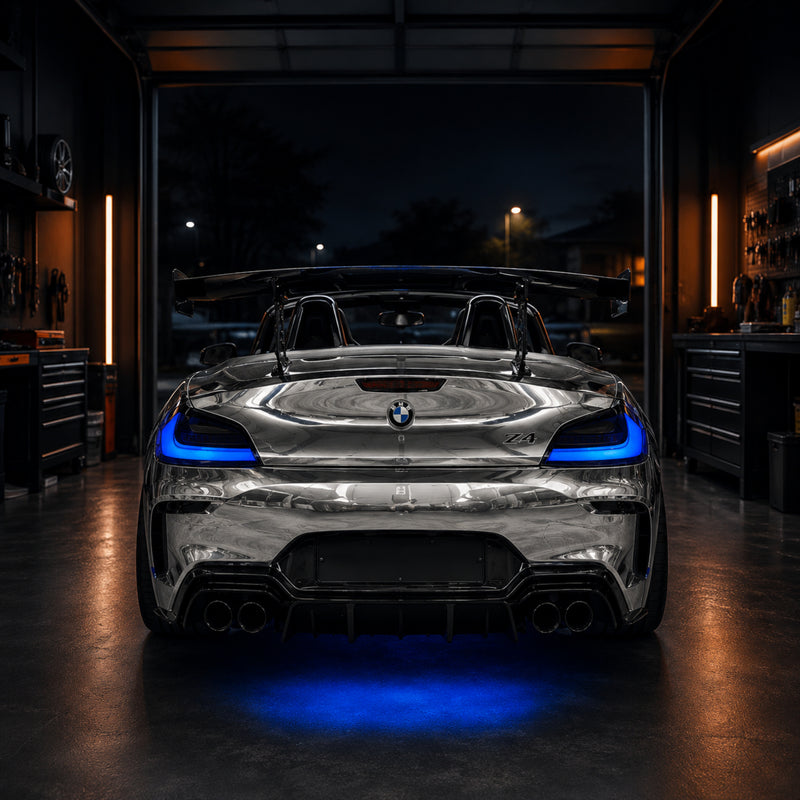 2009-2016 BMW Z4 E89 Sequential LED Tail Lights — blue ledsequential garage show - T-Z4-SW-BLU