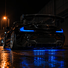 2009-2016 BMW Z4 E89 Sequential LED Tail Lights — blue ledsequential low angle night - T-Z4-SW-BLU