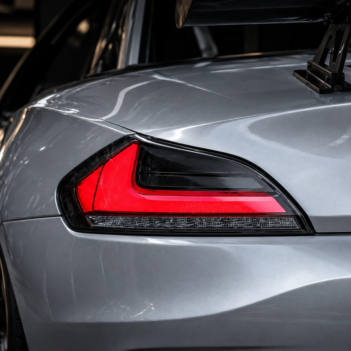2009-2016 BMW Z4 E89 Sequential LED Tail Lights — close-up look — T-Z4-CR