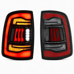 2009-2018 Dodge Ram 1500/2500/3500 Sequential LED Tail Lights — main product view — T-RAM09-CR