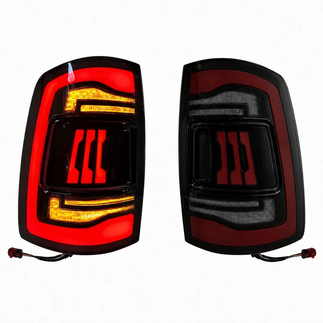 2009-2018 Dodge Ram 1500/2500/3500 Sequential LED Tail Lights — main product view — T-RAM09-SR