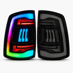 2009-2018 Dodge Ram 1500/2500/3500 Sequential LED Tail Lights — main product view — T-RAM09-SRGB