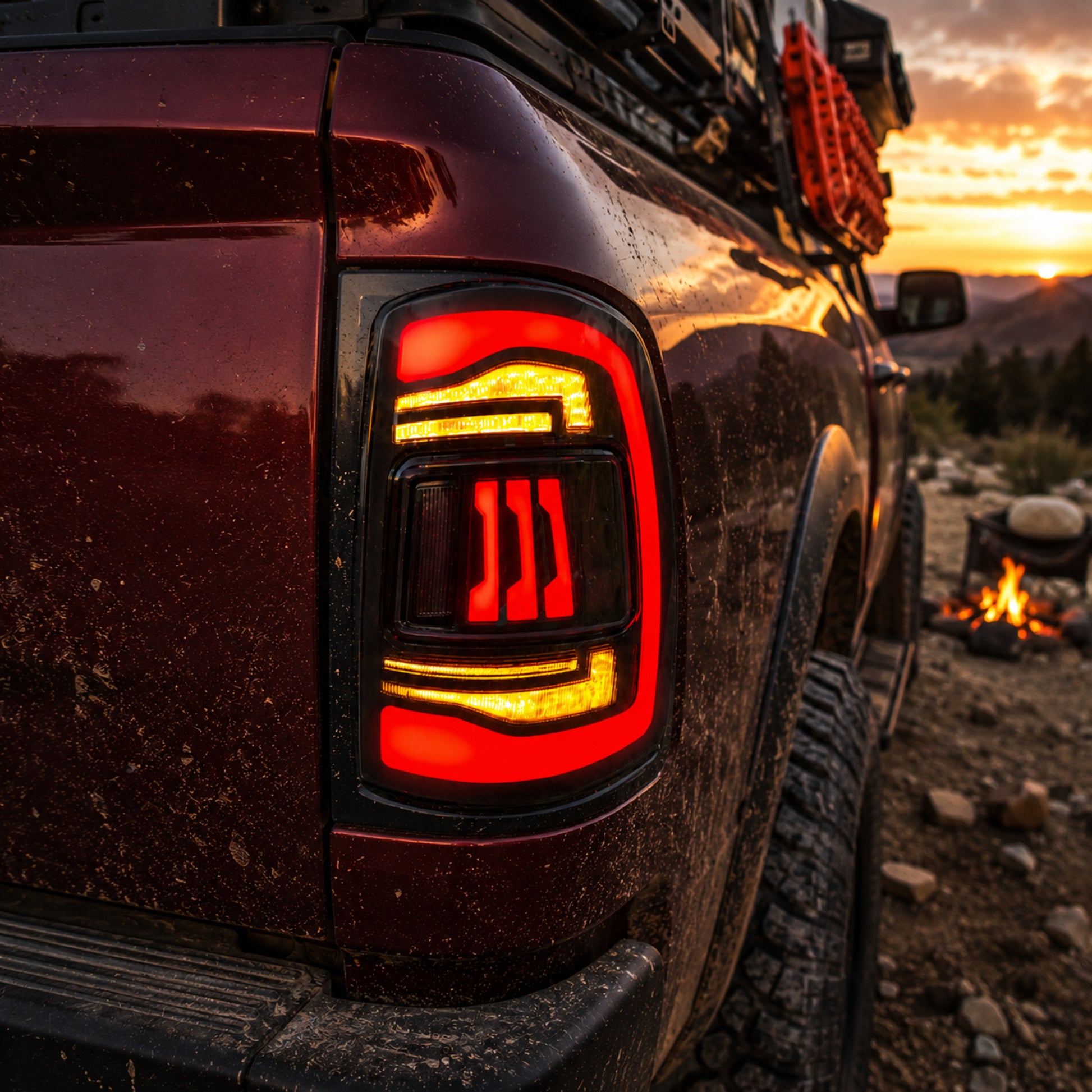 2009-2018 Dodge Ram 1500/2500/3500 Sequential LED Tail Lights Assembly-21