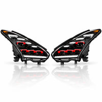 2009-2024 Nissan GT-R R35 LED Quad Projector Headlights Assembly — Pair — main product view — H-GTR09