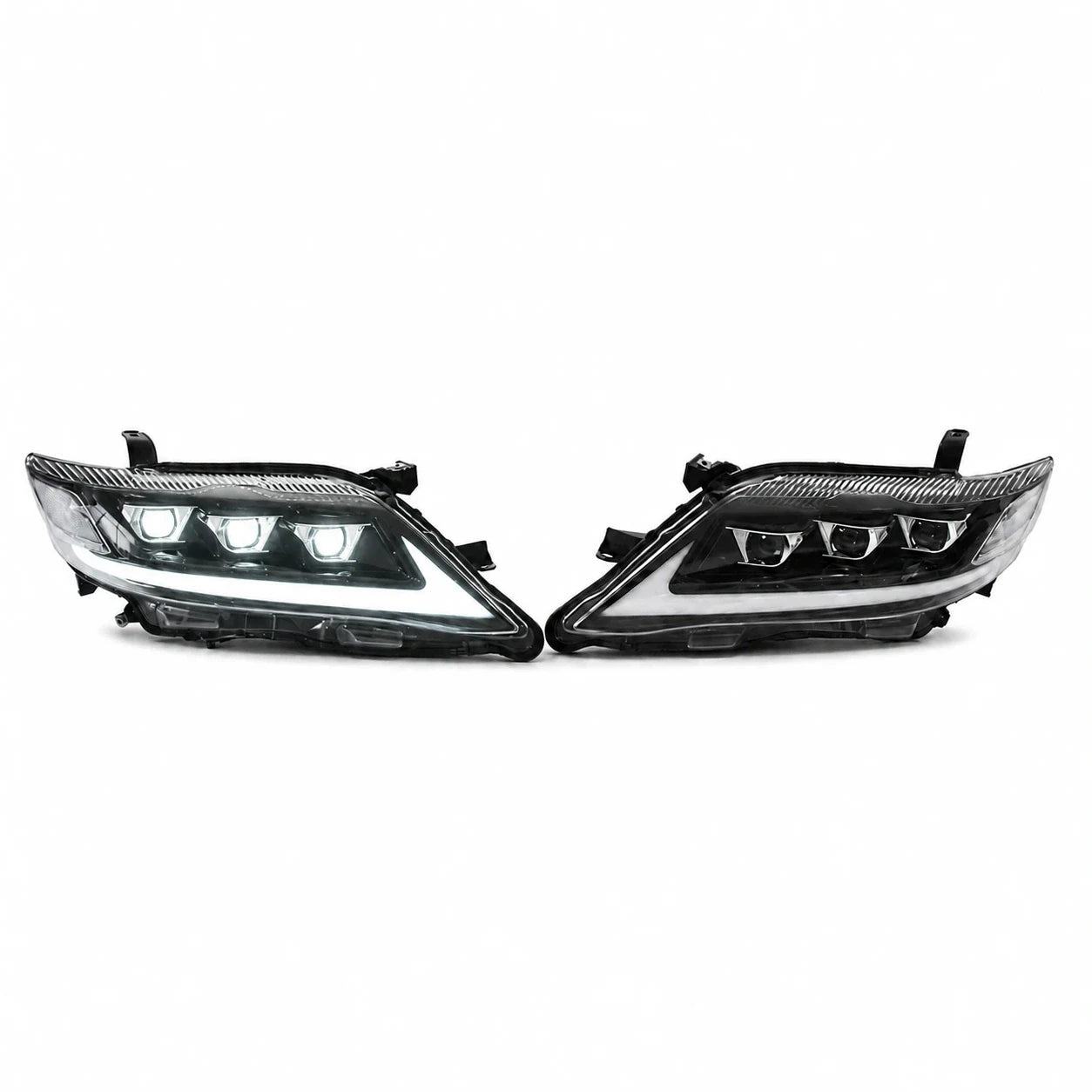 2010-2011 Toyota Camry LED Triple Projector Headlights Assembly