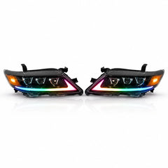 2010-2011 Toyota Camry LED Triple Projector Headlights Assembly — main product view — H-CAM10-RGB