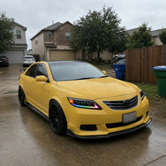 2010-2011 Toyota Camry LED Triple Projector Headlights Assembly — parking after rain — H-CAM10-RGB