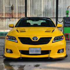 2010-2011 Toyota Camry LED Triple Projector Headlights Assembly — refresh front signature — H-CAM10-RGB