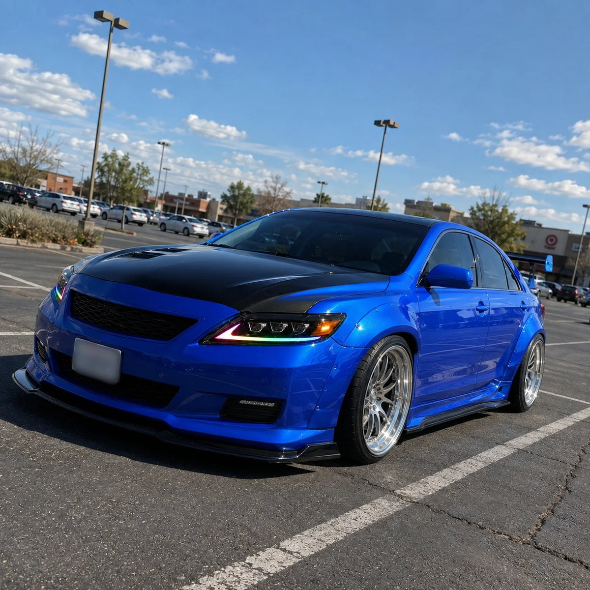 2010-2011 Toyota Camry LED Triple Projector Headlights Assembly — turn heads — H-CAM10-RGB