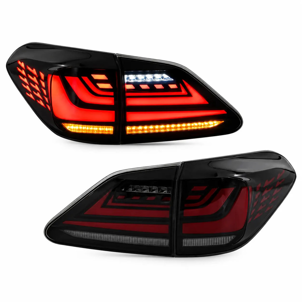 2010-2015 Lexus RX350 / RX450h Sequential LED Tail Lights Assembly — Main product image — T-RX10-SR