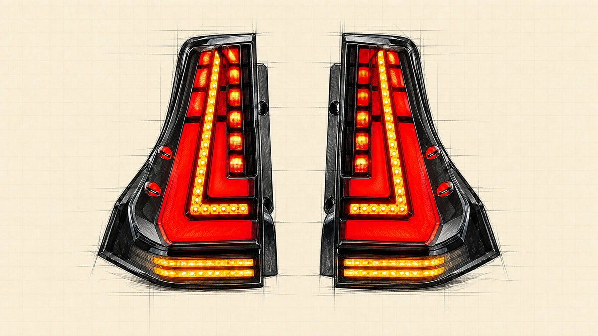 2010-2023 Lexus GX460 Sequential LED Tail Lights Assembly