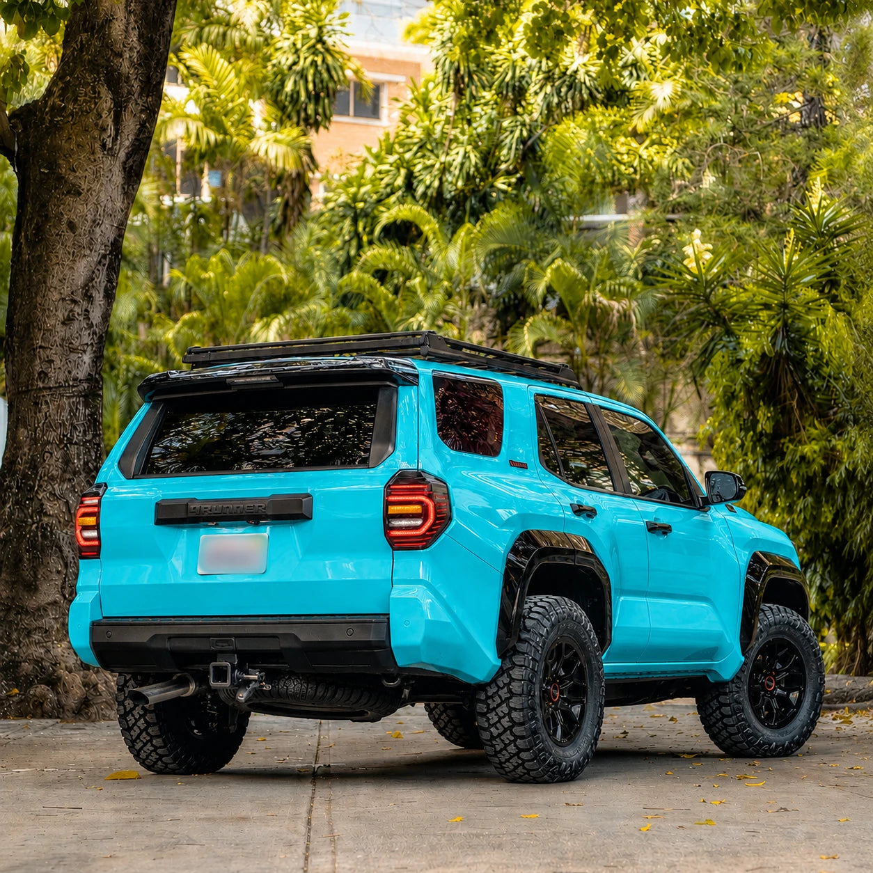 2010-2024 Toyota 4Runner Sequential LED Tail Lights — attractive rear end view — T-4RN10-C-SR