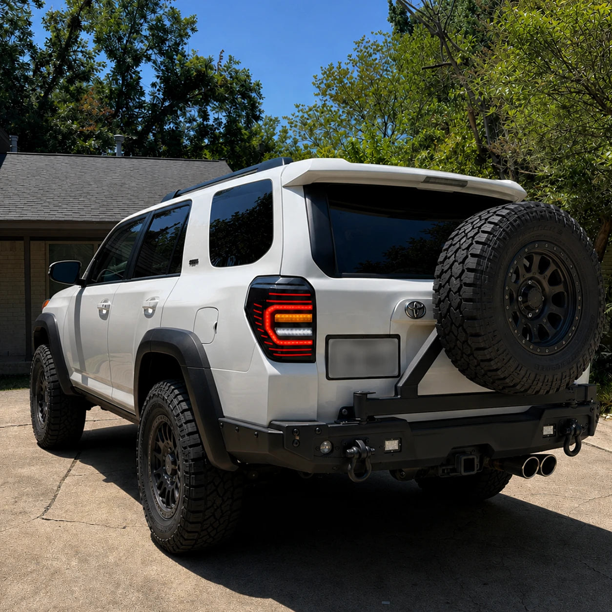 2010-2024 Toyota 4Runner Sequential LED Tail Lights — house front parking — T-4RN10-C-SR