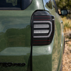2010-2024 Toyota 4Runner Sequential LED Tail Lights — lights-off close-up— T-4RN10-C-SR