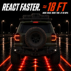 2010-2024 Toyota 4Runner Sequential LED Tail Lights — brake response — T-4RN10-C-SW