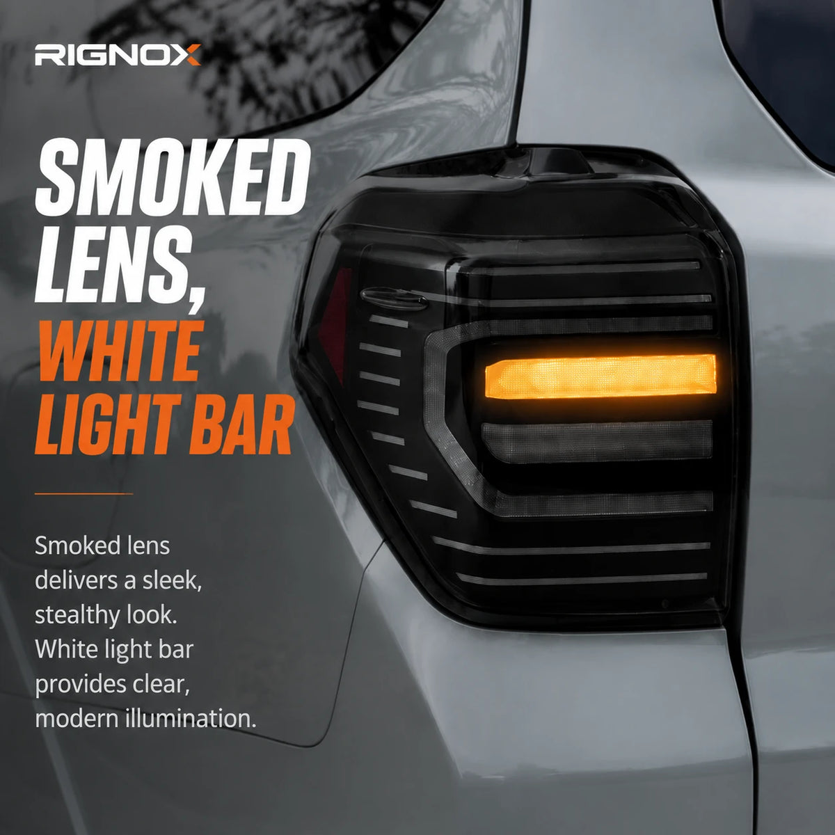 2010-2024 Toyota 4Runner Sequential LED Tail Lights — lights-off details — T-4RN10-C-SW