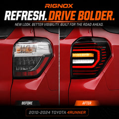 2010-2024 Toyota 4Runner Sequential LED Tail Lights — upgrade and refresh — T-4RN10-C-SW