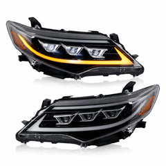 2012-2014 Toyota Camry LED Triple Projector Headlights Assembly — main product view — H-CAM12-BM-A
