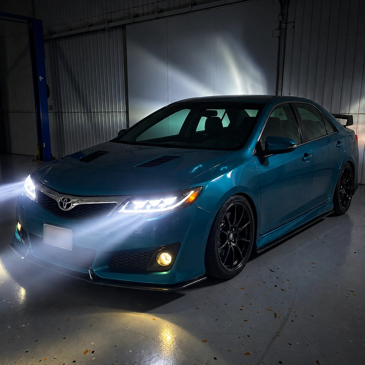 2012-2014 Toyota Camry LED Triple Projector Headlights Assembly — own the night — H-CAM12-BM-A