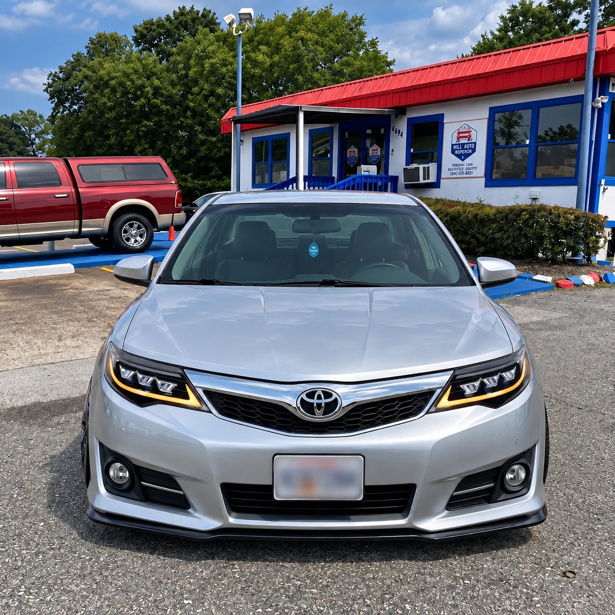 2012-2014 Toyota Camry LED Triple Projector Headlights Assembly — sequential turn signal — H-CAM12-BM-A