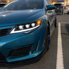 2012-2014 Toyota Camry LED Triple Projector Headlights Assembly — parking lot turn heads — H-CAM12-A