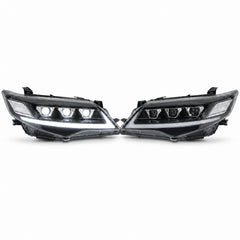 2012-2014 Toyota Camry LED Triple Projector Headlights Assembly — main product view — H-CAM12-CW