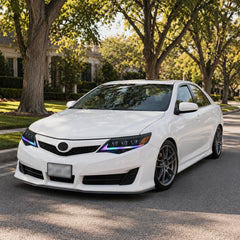 2012-2014 Toyota Camry LED Triple Projector Headlights Assembly — street parking in daylight — H-CAM12-RGB