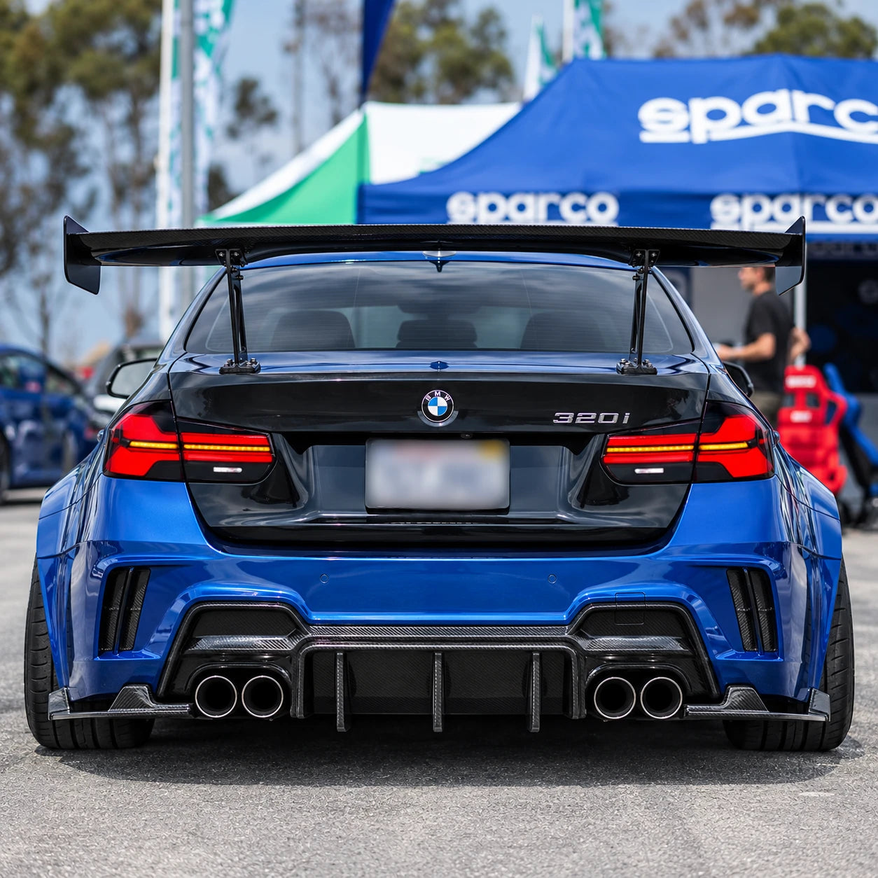 2012-2018 BMW 3 Series F30 / M3 F80 Sequential LED Tail Lights Assembly — race style rear end — T-3F30-Y-SR