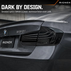 2012-2018 BMW 3 Series F30 Sequential Laser LED Tail Lights — dark by design — T-3F30-SRGB