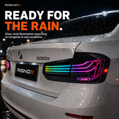 2012-2018 BMW 3 Series F30 Sequential Laser LED Tail Lights — ready for the rain — T-3F30-SRGB