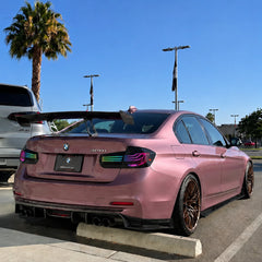 2012-2018 BMW 3 Series F30 Sequential Laser LED Tail Lights — parking in daylight — T-3F30-SRGB