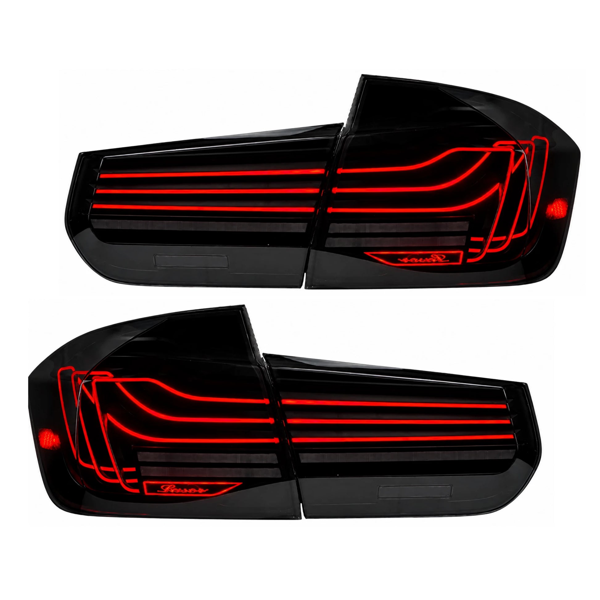 2012-2018 BMW 3 Series F30 Sequential Laser LED Tail Lights — main product view — T-3F30-SW