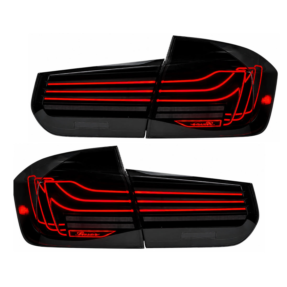2012-2018 BMW 3 Series F30 Sequential Laser LED Tail Lights — main product view — T-3F30-SW