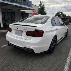 2012-2018 BMW 3 Series F30 Sequential Laser LED Tail Lights — parking in daylight — T-3F30-SW
