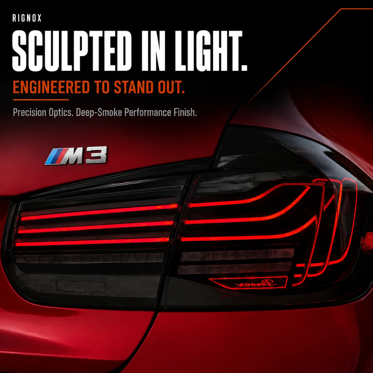 2012-2018 BMW 3 Series F30 Sequential Laser LED Tail Lights — sculpted in light— T-3F30-SW