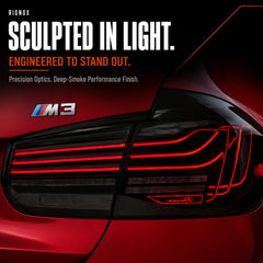 2012-2018 BMW 3 Series F30 Sequential Laser LED Tail Lights — sculpted in light— T-3F30-SW