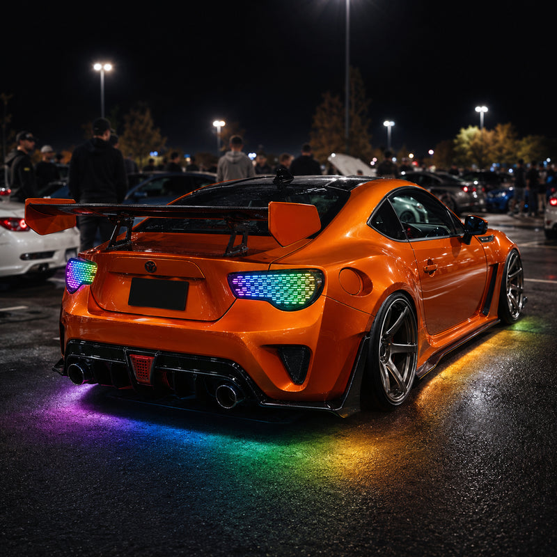 2012-2020 Toyota GT86 / Subaru BRZ / Scion FR-S Sequential LED Tail Lights — digital RGB car meet - T-GT86-SDG