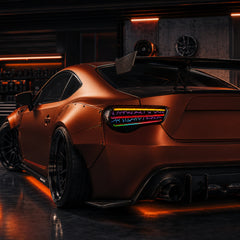 2012-2020 Toyota GT86 / Subaru BRZ / Scion FR-S Sequential LED Tail Lights — RGB garage show - T-GT86-SRGB