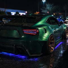 2012-2020 Toyota GT86 / Subaru BRZ / Scion FR-S Sequential LED Tail Lights — RGB rear45 - T-GT86-SRGB