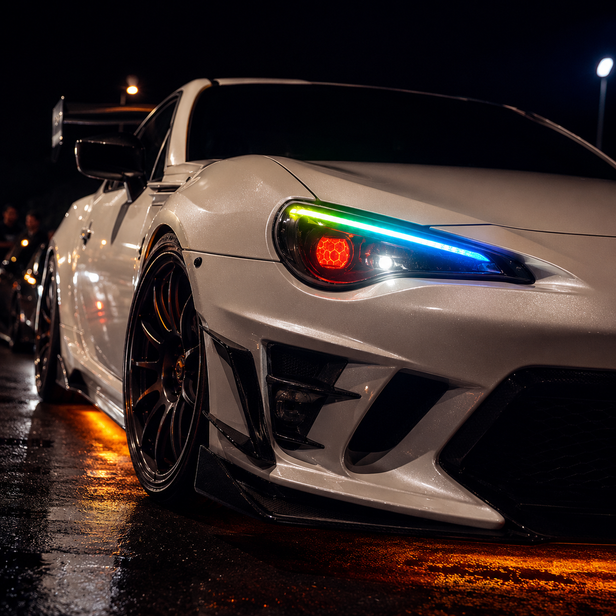 2012-2020 Toyota GT86 / Subaru BRZ / Scion FR-S LED Projector Headlights — RGB sequential scene — H-GT86