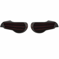2012-2020 Toyota GT86 / Subaru BRZ / Scion FR-S Sequential LED Tail Lights — smoke red white background unlit - T-GT86-SR