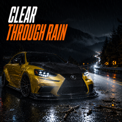 2014-2016 Lexus IS250 / IS200t / IS300 / IS350 LED Triple Projector Headlights — rain visibility — H-IS14