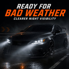 2014-2016 Lexus IS250 / IS200t / IS300 / IS350 LED Triple Projector Headlights — sequential fog weather