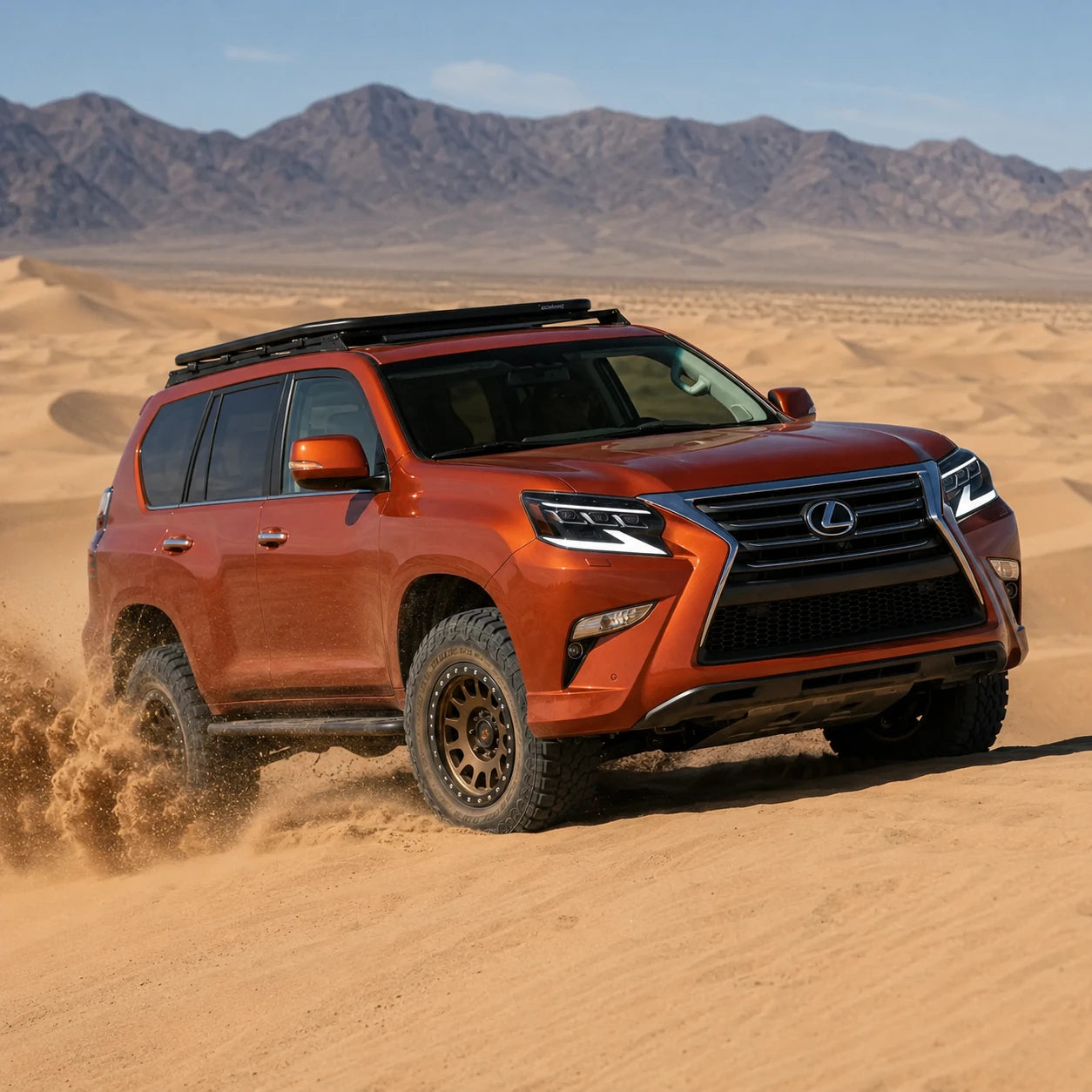 2014-2019 Lexus GX460 LED Triple Projector Headlights Assembly — confidence in desert — H-GX460-14