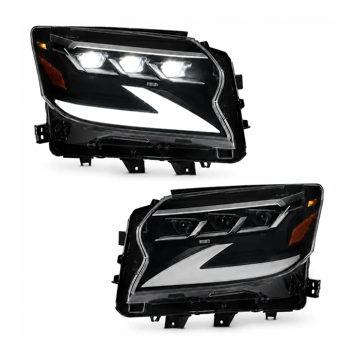 2014-2019 Lexus GX460 LED Triple Projector Headlights Assembly — main product view — H-GX460-14