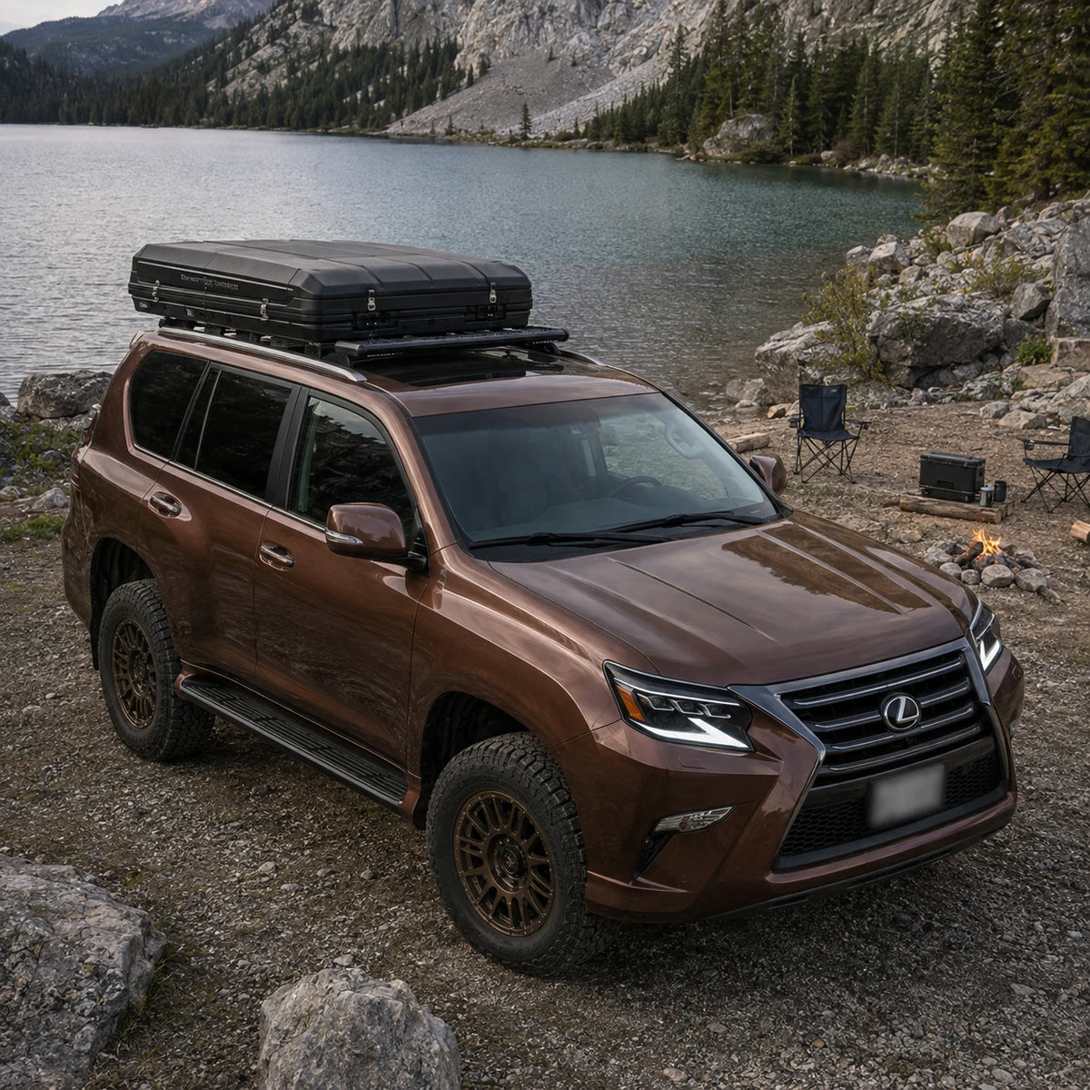 2014-2019 Lexus GX460 LED Triple Projector Headlights Assembly — weekend camp look — H-GX460-14