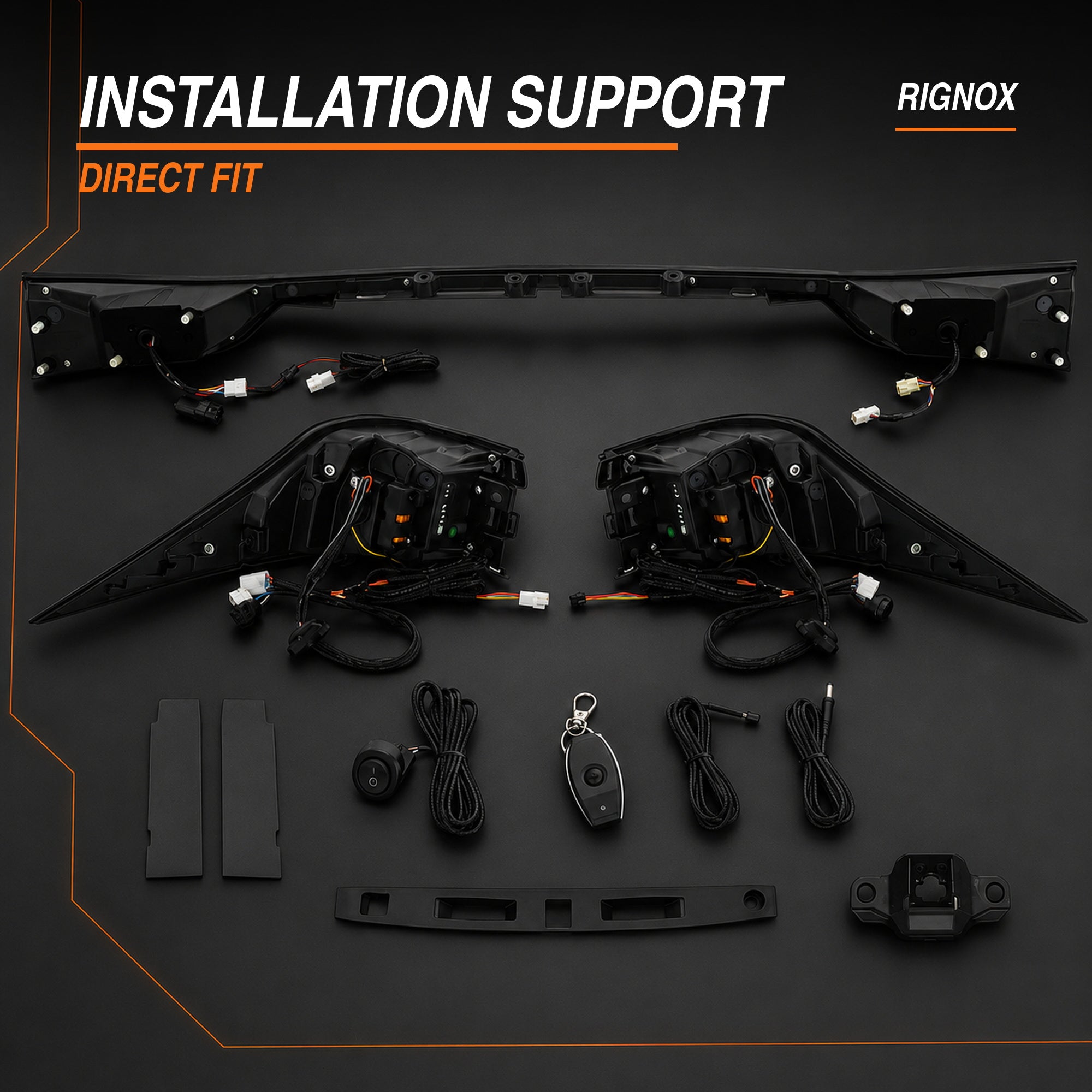 2014-2020 Lexus IS250/IS350/ISF Sequential LED Tail Lights — RGB installation support - T-IS14-SRGB