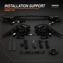 2014-2020 Lexus IS250/IS350/ISF Sequential LED Tail Lights — RGB installation support - T-IS14-SRGB