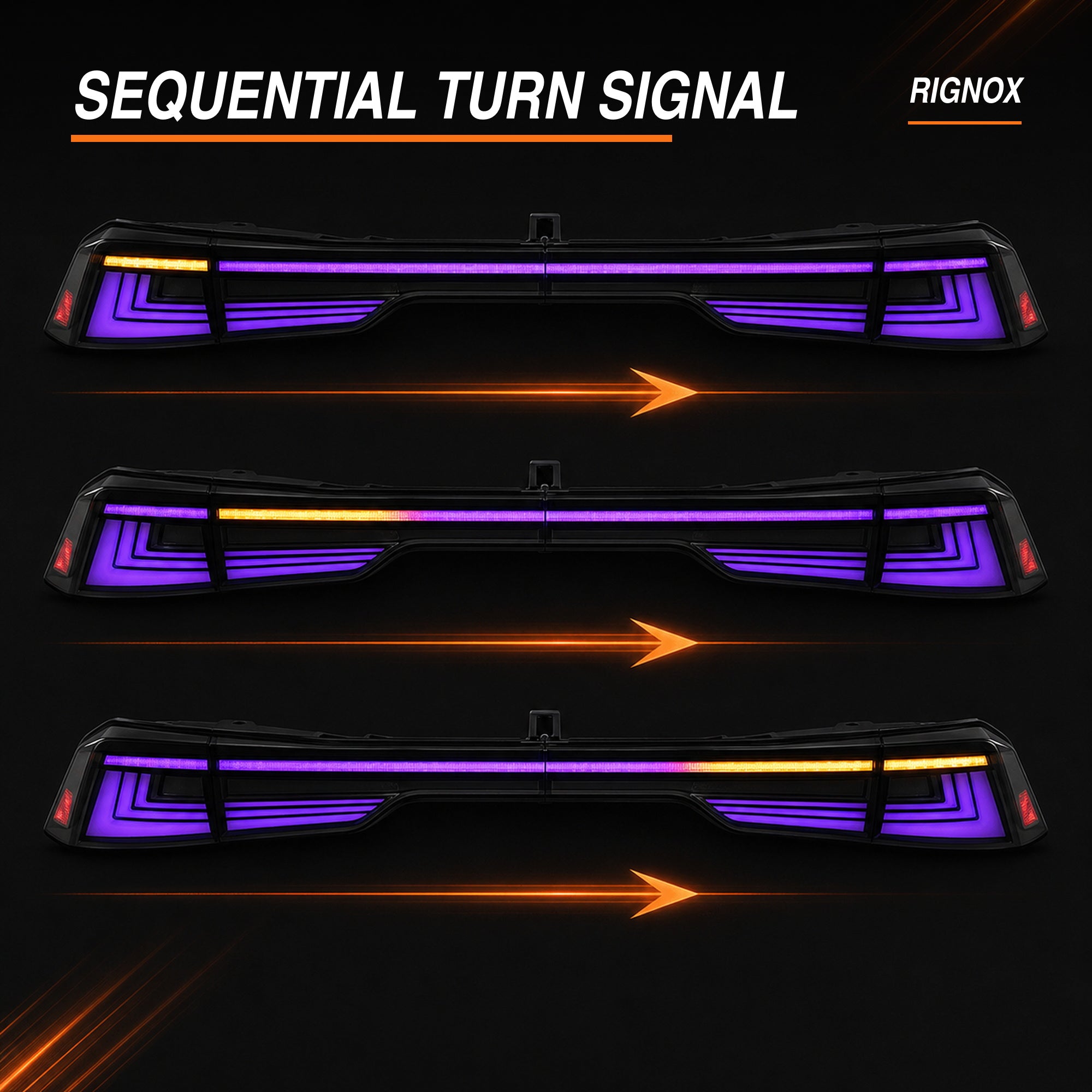 2014-2020 Lexus IS250/IS350/ISF Sequential LED Tail Lights — RGB sequential turn signal - T-IS14-SRGB