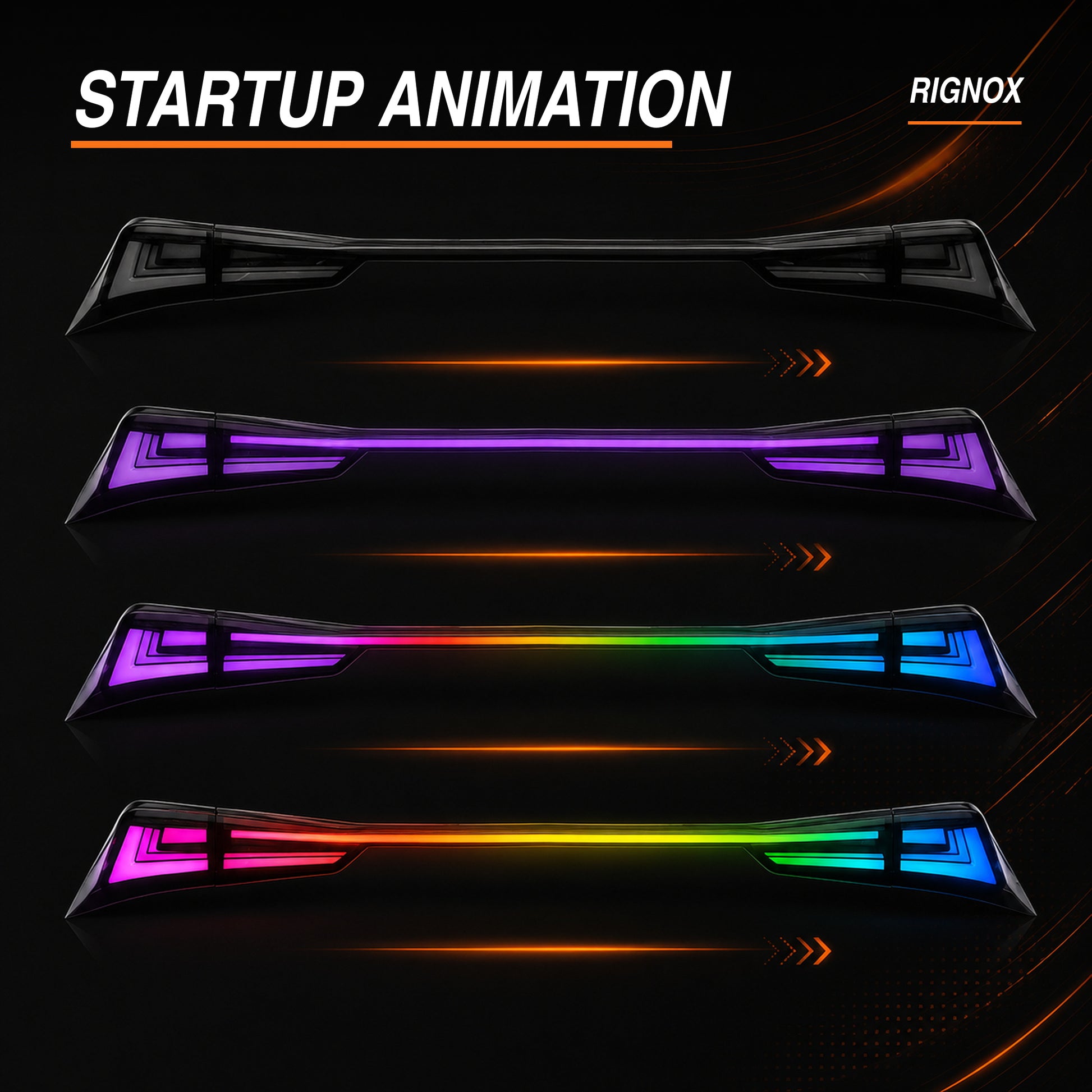 2014-2020 Lexus IS250/IS350/ISF Sequential LED Tail Lights — RGB startup animation - T-IS14-SRGB